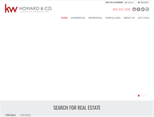 Tablet Screenshot of howardproperties.com